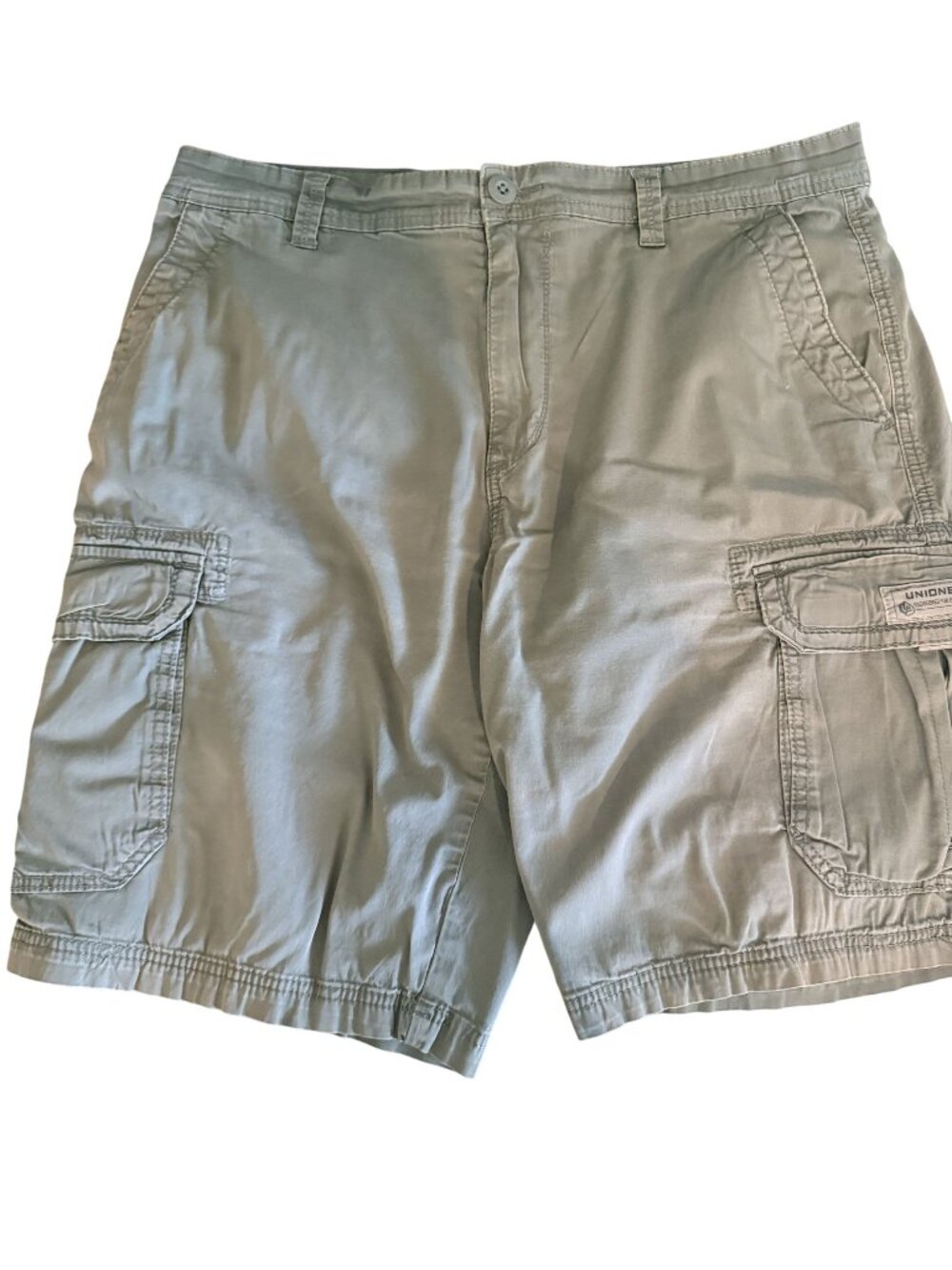 Unionbay Mens Olive Green Cargo Shorts Size 36 With Multiple Pockets